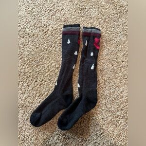 Smartwool Black and Red Casual Socks